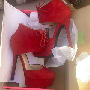 Brand new red heels